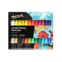 New 24pce Signature Acrylic Paint Set 36ml Tubes Signature Pack Artist