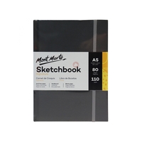 Mont Marte A5 Hardbound Cover Sketch Book 110gsm, Artwork Journal