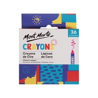  1pce Mont Marte MM Crayons 36pc