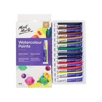 Mont Marte Premium Watercolour Paints Set 12pce x 8ml