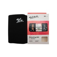 New Mont Marte Signature Sketching Set in Soft Case 18pce