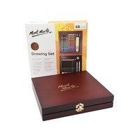 Mont Marte Signature Drawing Set 48pce In Wooden Gift Box