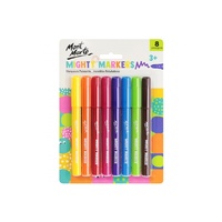 1pce Mont Marte MM Mighty Markers / textas 8pc