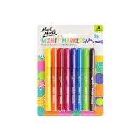  1pce Mont Marte MM Mighty Markers / textas 8pc