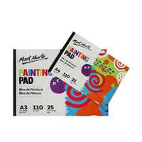 1pce Mont Marte MM Painting Pad A3 & A4 25 Sheets