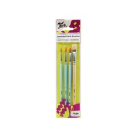 Mont Marte Discovery Assorted Paint Brushes 4pce