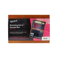 Mont Marte Signature Sketching Set in Wooden Box 21pc