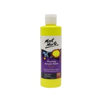 Mont Marte Pouring Paint Acrylic 240ml - Bright Yellow for Fluid Art