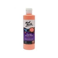 Mont Marte Pouring Paint Acrylic 240ml - Coral for Fluid Art
