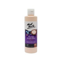 Mont Marte Pouring Acrylic 240ml - Peach for Fluid Art