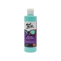 Mont Marte Pouring Acrylic 240ml - Turquoise for Fluid Art