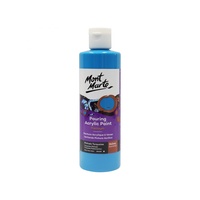 Mont Marte Pouring Acrylic 240ml - Phthalo Turquoise for Fluid Art