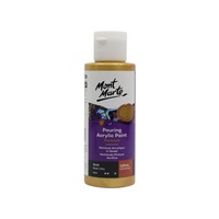 Mont Marte Pouring Acrylic Paint 120ml - Gold for Fluid Art