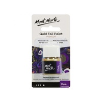 Mont Marte Gold Foil Paint 20ml Pouring Paint Range for Fluid Art