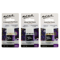 Foil Paint Set 3 Pieces 20ml Each Tub for Pouring Paint Fluid Art