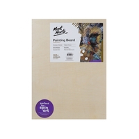 Mont Marte Wooden Painting Board 40.6cm x 30.5cm, MDF Smooth Plywood Surface