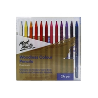 Mont Marte MM Woodless Colour Pencils 24pc