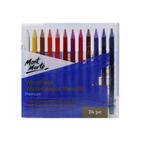 Mont Marte MM Woodless Watercolour Pencils 24pc