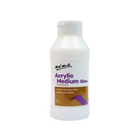 Mont Marte Acrylic Medium Gloss 250ml, Varnish/Finish for Painting