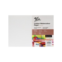 Mont Marte Premium Cotton Watercolour Paper A4 300gsm 5 Sheets