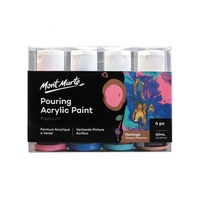Mont Marte Pouring Paint Acrylic 60ml 4pc - Flamingo