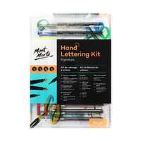 Mont Marte Hand Letter Kit 26pce Set Calligraphy, Fountain & Ink Cartridges