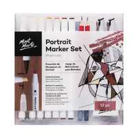 Mont Marte Portrait Alcohol Marker Set 12pce Premium Pens & Liners