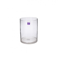 1pce 20cm x 15cm Glass Cylinder Vase, Flowers or Shells Display, Home Decor Table Ware