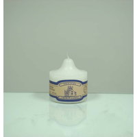 36 Hour Twilight Church Candle - 7cm x 7.3cm. Smokeless & Lead Free.