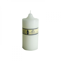 117 Hour Twilight Church Candle - 9cm x 20cm. Smokeless & Lead Free.