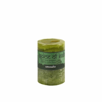 Spice of India 5x7.5cm Pillar Candle - Cannabis