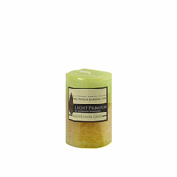 1pce Twilight Premium 5x7.5cm Pillar Candle - Fresh Lemon Grass