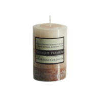 5x7.5cm Twilight Premium Scented Candle - Hawaiian Coconut
