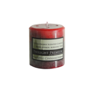 36 Hour Twilight Scented Candle 7x7cm, Apple Cinnamon, Premium Range