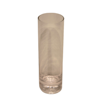 6x20cm Modern Glass Cylinder Vase, Ideal for Any long Stem Flower