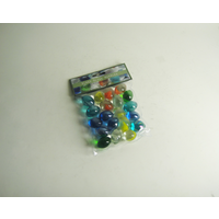 COLOURED - Glass Olive Marbles. For Vases,Plants,Candle Plates & Home Decoration