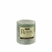 7x7.5cm EcoWick Pillar Candle - Honey Dew Melon