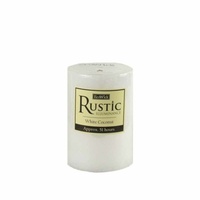 7x10cm EcoWick Pillar Candle - White Coconut