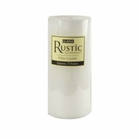7x15cm EcoWick Pillar Candle - White Coconut