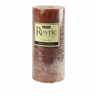 7x15cm EcoWick Pillar Candle - Cappuccino