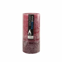 7x15cm Vivid Aroma Scented Pillar Candle - Lavender