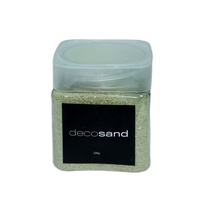 Green 900g Deco Sand Coloured 3 x 300g Tubs with Screw Lid