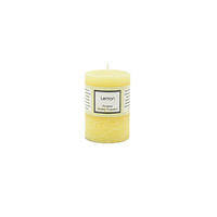 Premium 5cm x 7.6cm Lemon Citrus Essential Oil Scented Candle