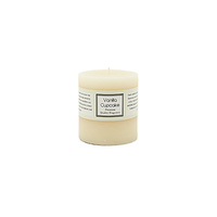 Premium 6.8cm x 7.2cm Vanilla Cake Essential Oil Scented Candle