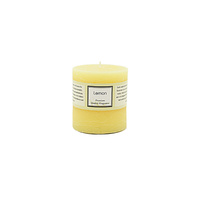 Premium 6.8cm x 7.2cm Lemon Citrus Essential Oil Scented Candle