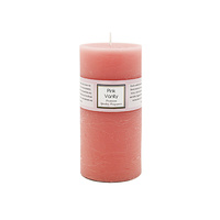 Premium 6.8cm x 14cm Rosewater Cream Essential Oil Scented Candle