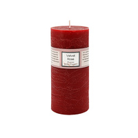 Premium 6.8cm x 14cm Velvet Rose Essectial Oil Scented Candle