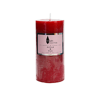 Twilight Essential Pillar Candle Apple & Pear Scented Wax 6.8x14cm