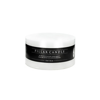 4x White Candles Flat Top Pillar Church 15cm Lead Free 60 Hours Burn