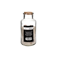 450g Seashells & Sand in Glass Bottle Natural Great for Candle Displays Cork Top